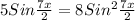 5Sin \frac{7x}{2} = 8Sin ^{2} \frac{7x}{2}