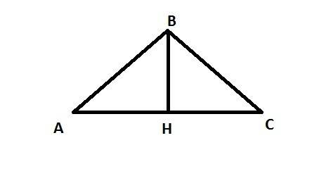 Найдите высоту опущенную на основание равностороннего треугольника стороны которых 5см ,5см,6 см