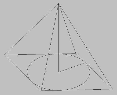 Вершина пирамиды равноудалена от сторон основания. определите положение проекции вершины пирамиды на