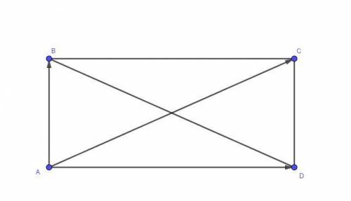 Дан прямоугольник abcd доказать что |ab+ad|=|ab-ad|​ это вектора