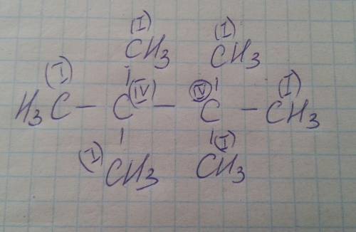 Формулы алканов в котором имеется 6 первичных атомов c но нет вторичных и тритичных