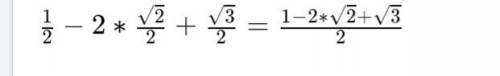 40 с только распишите понятно решение через формулы cos60-2sin135+cos^2 150