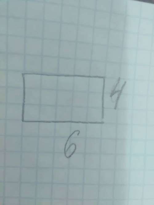 Накресли прямокутник площа якого дорівнює 24см2