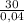 \frac{30}{0,04}