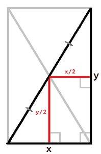 Точка пересечения диагоналей прямоугольника расположена на 3 см ближе к большей стороне, чем к меньш