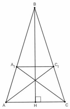 Сторона равнобедренного треугольника равна 40 см.а высота проведенная к основанию 4√ 91 найти рассто