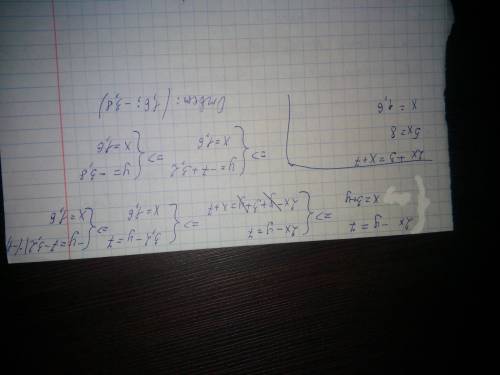 Решите эти системы уравнений методом сложения. а) { 2 x − y = 7 , x = 3 + y . {2x−y=7,x=3+y. б) { x