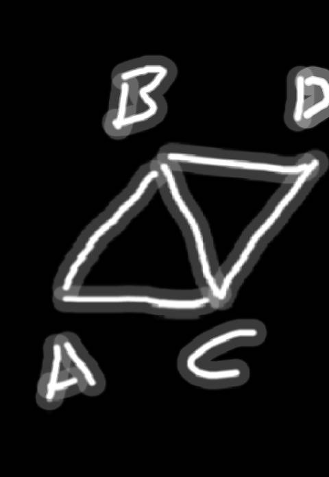 3. даны два треугольника авс и bcd, у которых ас = вс, вс = bd = dc. найдите периметр треугольника а