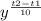 y^{ \frac{t2-t1}{10} }