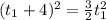 (t_1+4)^2=\frac{3}{2}t_1^2
