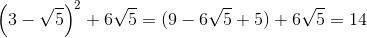 :) найдите значение выражения а) 20√0,01+2√1,69 б) (3-√5)^2+6√5 в) √0,61*36+0,03*36 г) √37^2-35^2 -√