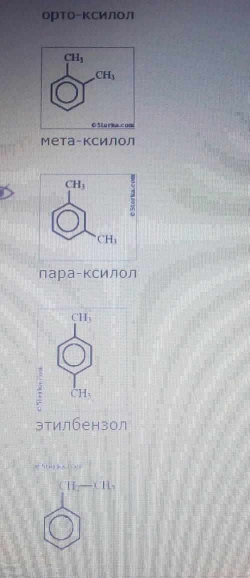 Напишите формулы возможных изомеров углеводорода состава c8h10 , относящегося к ароматическому ряду