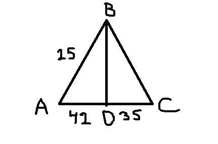 Отрезок bd – биссектриса треугольника abc, ab = 25 см, ad = 42 см, cd=35 см, bc-? !