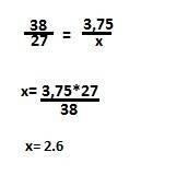 38÷27=3,75÷х кто решит с простым объяснением, честно 50 .