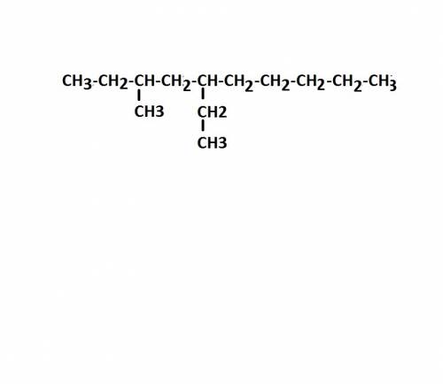 Напишите структурную формулу: 3-метил-5 этилдекан