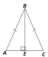 Вравнобедренном треугольнике abc , be - высота , ab = bc. найдите ab, если ac = 8√3 и be = 1.