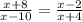 \frac{x+8}{x-10} = \frac{x-2}{x+4}