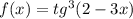 f(x)=tg^3(2-3x)