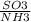 \frac{SO3}{NH3}