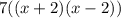 7((x+2)(x-2))