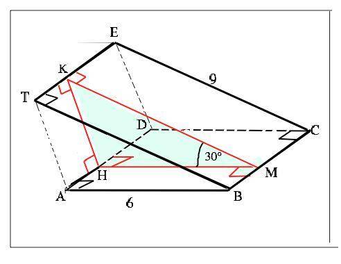Квадрат и прямоугольник, площади которых соответственно равны 36 см² и 54 см², имеют общую сторону,