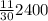 \frac{11}{30} 2400