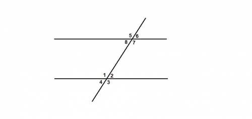 При пересечении двух параллельных прямых третьей один из углов оказался равным 112 градусов. найдите