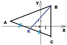 Даны координаты вершин треугольника abc a(-6; 1) b(2; 4) c(2; -2) докажите, что треугольник abc равн