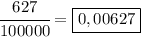 \cfrac{627}{100000}=\boxed{0,00627}