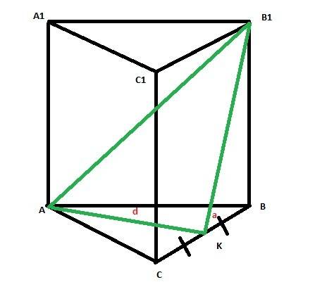 Срисунком. на украинсом желательно) основою правильної призми aa1b1bcc1 є трикутник abc. т.к- середи
