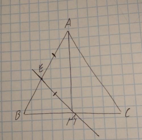 Отрезок ад - биссектриса треугольника авс. через точку д проведена прямая, пересекающая сторону ав в