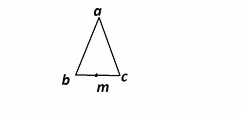 Точка м равноудалена от сторон ав и ас треугольника авс. тогда проекция точки м на плоскость авс леж