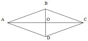 Периметр ромба равен 40см, а диагональ ромба равна 16 см. найти длину другой диагонали ромба