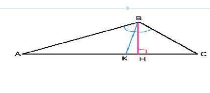 Один из углов треугольника равен 130°.высота и биссектриса,проведены с вершины этого угла,образуют у