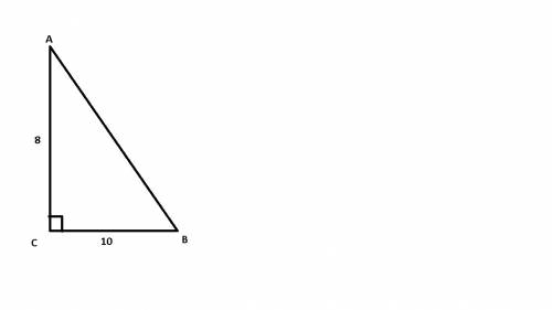 Втреугольнике авс угол с равен 90, вс = 10, ас = 8. найдите tg в