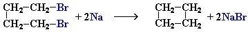 Напишите уравнение реакций а) 1,4 - дибромбутан + натрий