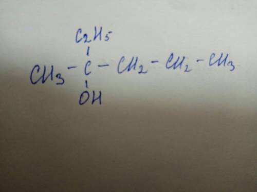 Укажите формулу 2этилпентанол2 какова общая формула глицеринов- roh, r-o-r, rcooh, r(oh)3, rcooh