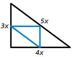 Стороны треугольника относятся как 3 к 4 и 5 периметр треугольника вершинами которого являются серед