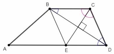 С, 1. в трапеции абсд диагональ аб является биссектрисой угла д. биссектриса угла с пересекает больш