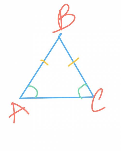 Найдите третью сторону равнобедренного треугольника ,если длины двух других сторон 7и 3