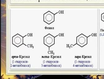 Составить пять любых изомера бутил фенола и назвать их