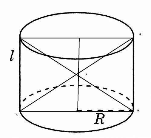 Вцелиндре диагональ осевого сечения равна 8 см и составляет с плоскостью основания угол 30 градусов