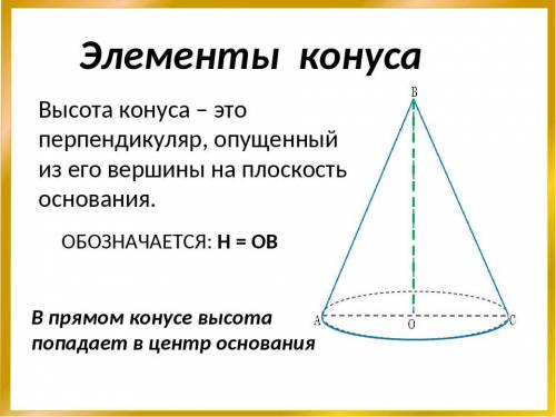 Объём конуса 16 а радиус его основания равен 2 найдите высоту конуса
