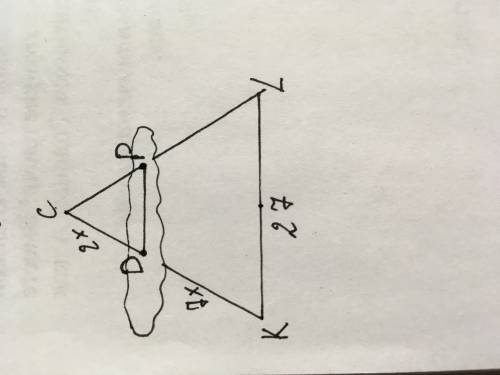 Решите 6 и 7 34 . (6,) плоскость », параллельная стороне kl треугольника ckl и пересекает стороны lc