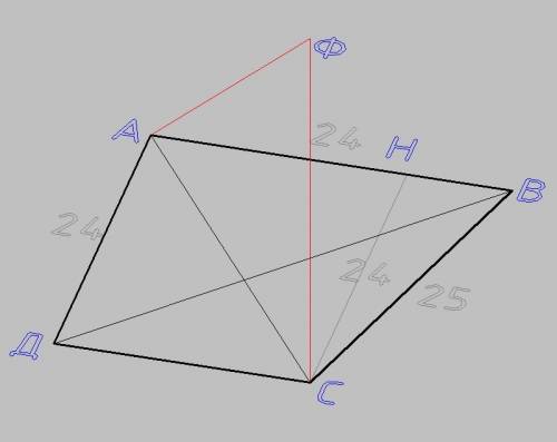 27 ! боковые стороны прямоугольной трапеции авсд = 24см и 25см, а большая диагональ вд является бисс