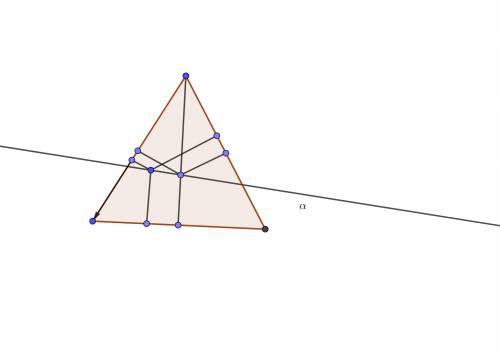 Вправильном треугольнике abc выбрали произвольную точку m и опустили из нее перпендикуляры ма1, мв1