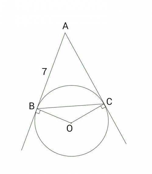 Решите с хорошим объяснением, все ) из точки а к окружности с центром о проведены касательные ав и а