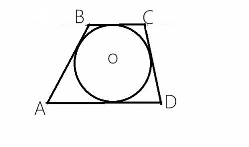 Четырехугольник abcd описан около окружности найдите ad если ab равен 3 bc 4 cd 5 знания. ру
