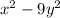 {x}^{2} - 9 {y}^{2}