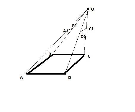 Сделать рисунок к и решение точка о расположена вне плоскости квадрата авсд. плоскость альфа, паралл